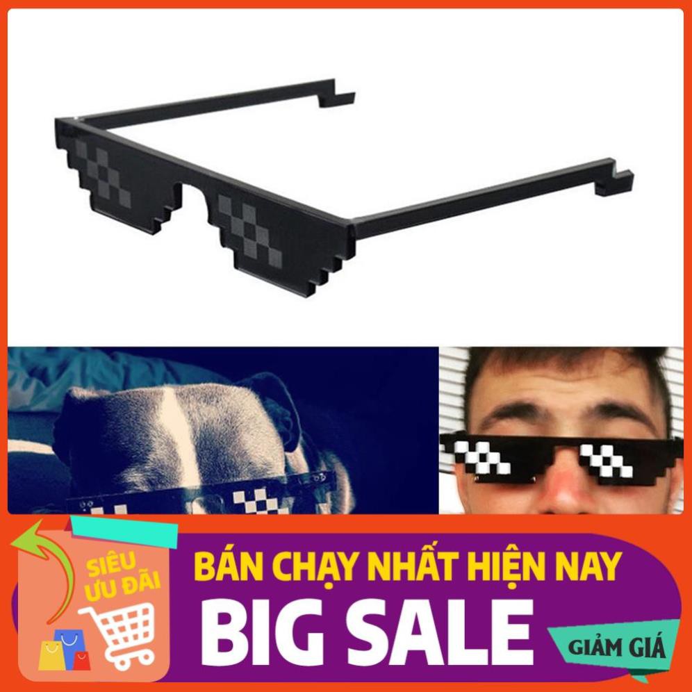 Kính mát chủ đề nhóm Thug Life 8 Bit Pixel Mlg thể hiện cá tính riêng