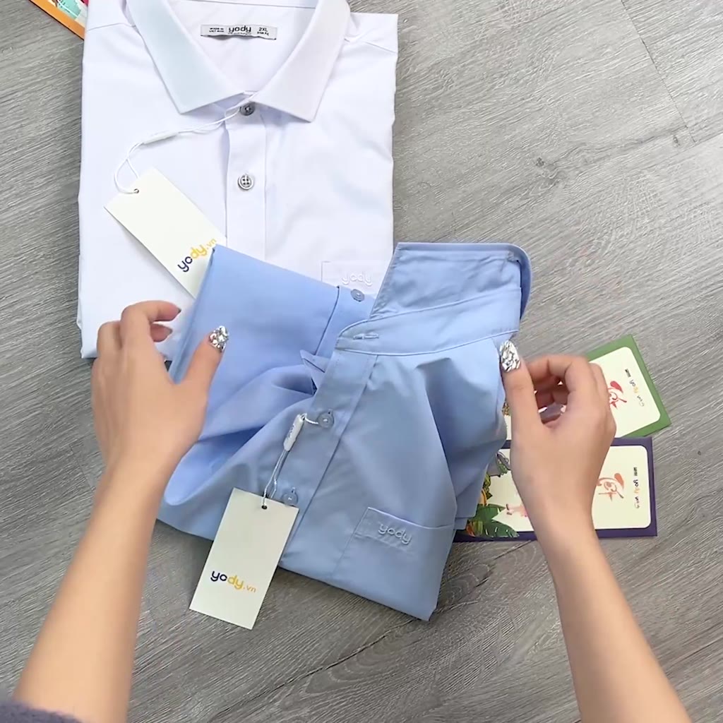 Áo sơ mi nam YODY dài tay, có túi ngực, chất lụa nến mềm mịn, chống nhăn lịch lãm dáng slim fit  TRA - SPM5005 | BigBuy360 - bigbuy360.vn