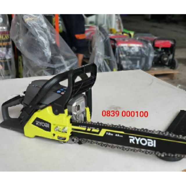 Máy Cưa Xích Xăng Ryobi 38cc Lam 45cm . RCS3845 .
