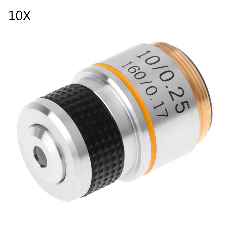 JoJo♥ 4X 10X 40X 100X Achromatic Objective Lens for Biological Microscope 185