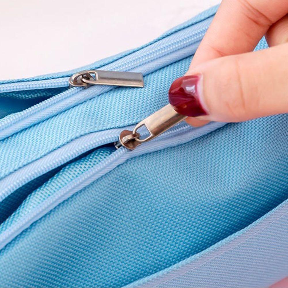 PEWANY Túi Đựng Bút Hai Ngăn Sức Chứa Lớn Họa Tiết Phi Hành Gia Cho Học Sinh