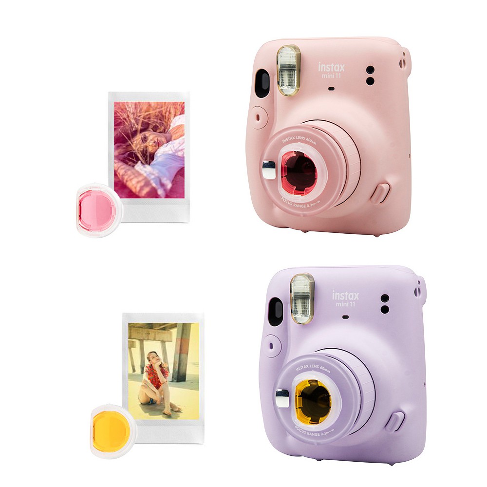 4 màu kính lọc cận cảnh Len cho Fujifilm Instax Mini 11