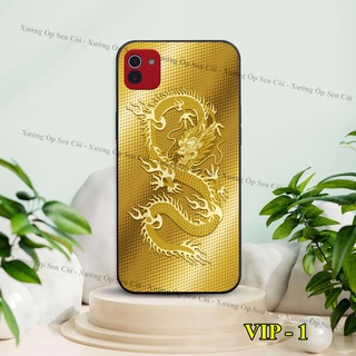 Ốp lưng kính in Rồng Vàng 3D cho dòng Samsung A03 - Samsung A13 - Samsung A23 - Samsung A33 - Samsung A53 - Samsung A73.