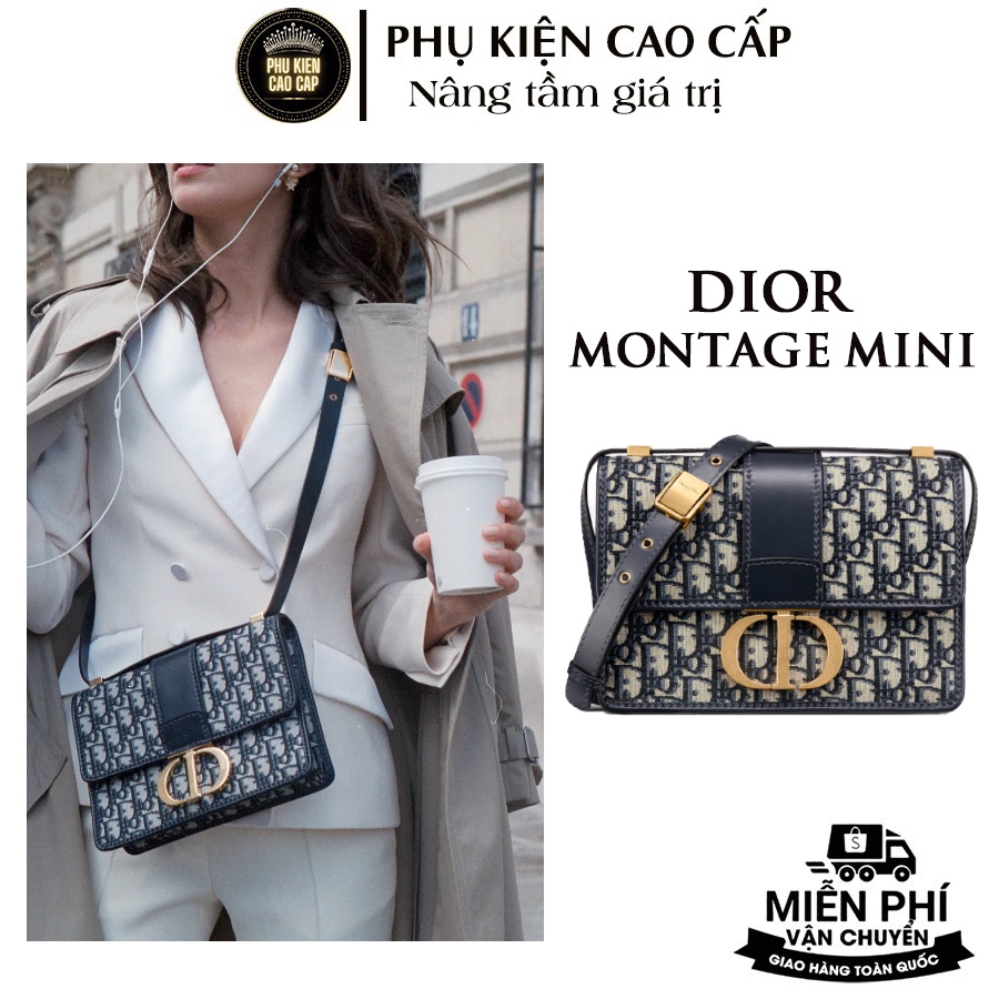 Túi xách nữ thời trang DIOR MONTAGE mini hàng hiệu cao cấp, chất da XỊN XÒ