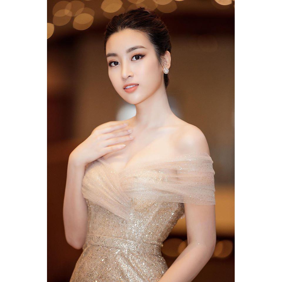 Đầm dạ hội kim sa quyến rũ cao cấp