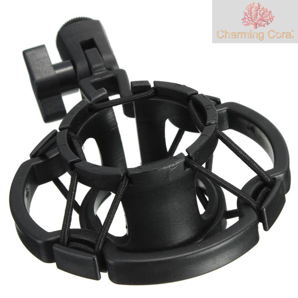 CTOY Universal Shock-proof Microphone Mount Plastic Studio Mic Holder Stand Clip For Large Diaphram Condenser