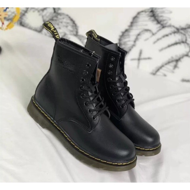 [ONESHOP]Giày Dr.Martens Martin Dr. 1460 Classic Boots 8 lỗ Martin Boots Song Wei với giày Anh 3784