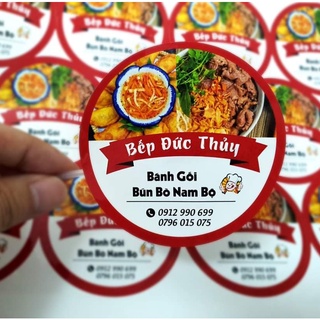 In Tem Nhãn, Decal  giấy, Decal trong, Decal Chống Nước Theo Yêu Cầu, Miễn Phí thiết kế