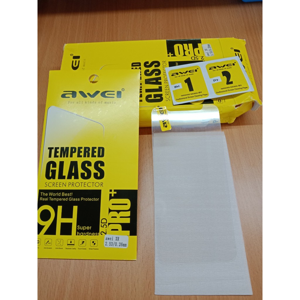 Kính Cường Lực Awei IPXr_0.26mm_KTM3 [18x10x3]