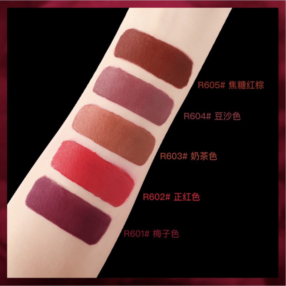 Son HEYXI nội địa trung Velvet Air Lip Glaze Matte HS3R6