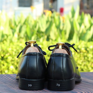 [+1 Đôi Tất] Giày Tây Nam Công Sở Buộc Dây