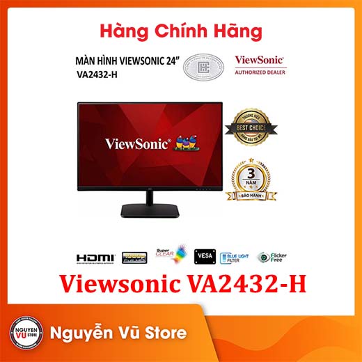 Màn hình Viewsonic VA2432-H FHD/IPS/75Hz/5ms - Hàng Chính Hãng | WebRaoVat - webraovat.net.vn