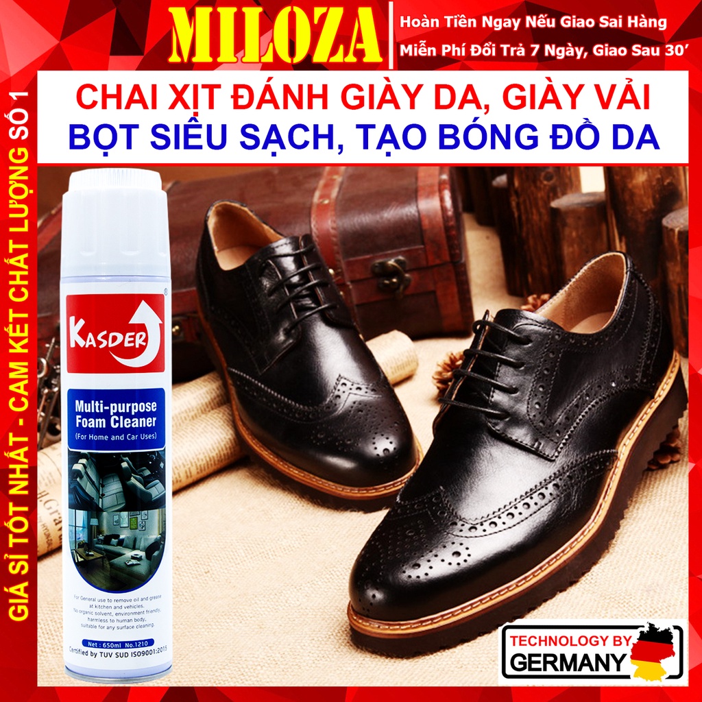 Vệ Sinh Giày Da, Dép Da, Cặp Xách Da, Áo Da - Làm Sạch Đồ Da, Túi Xách Da, Ghế Sofa Da - KASDER - MILOZA
