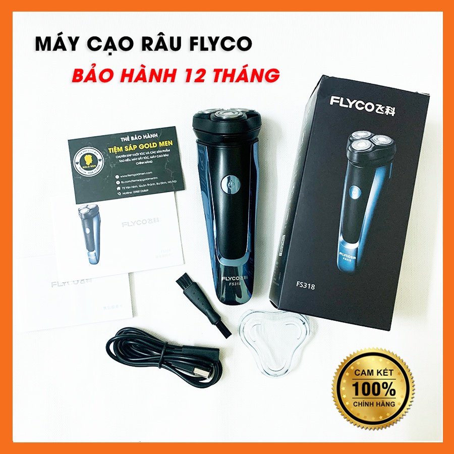 [CHÍNH HÃNG] Máy cạo râu Flyco FS318 Bảo hành 12 tháng