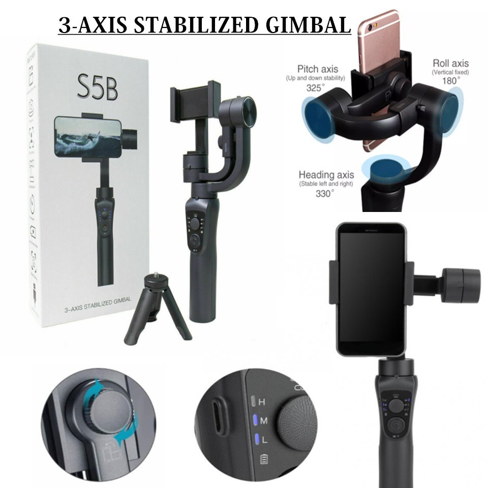 Ngay Tại Hà Nội gậy đỡ 3 chân gimbal - gậy quay tiktok - Gậy Chống Rùng Điện Thoại Kiêm Sạc Dự Phòng Cao Cấp