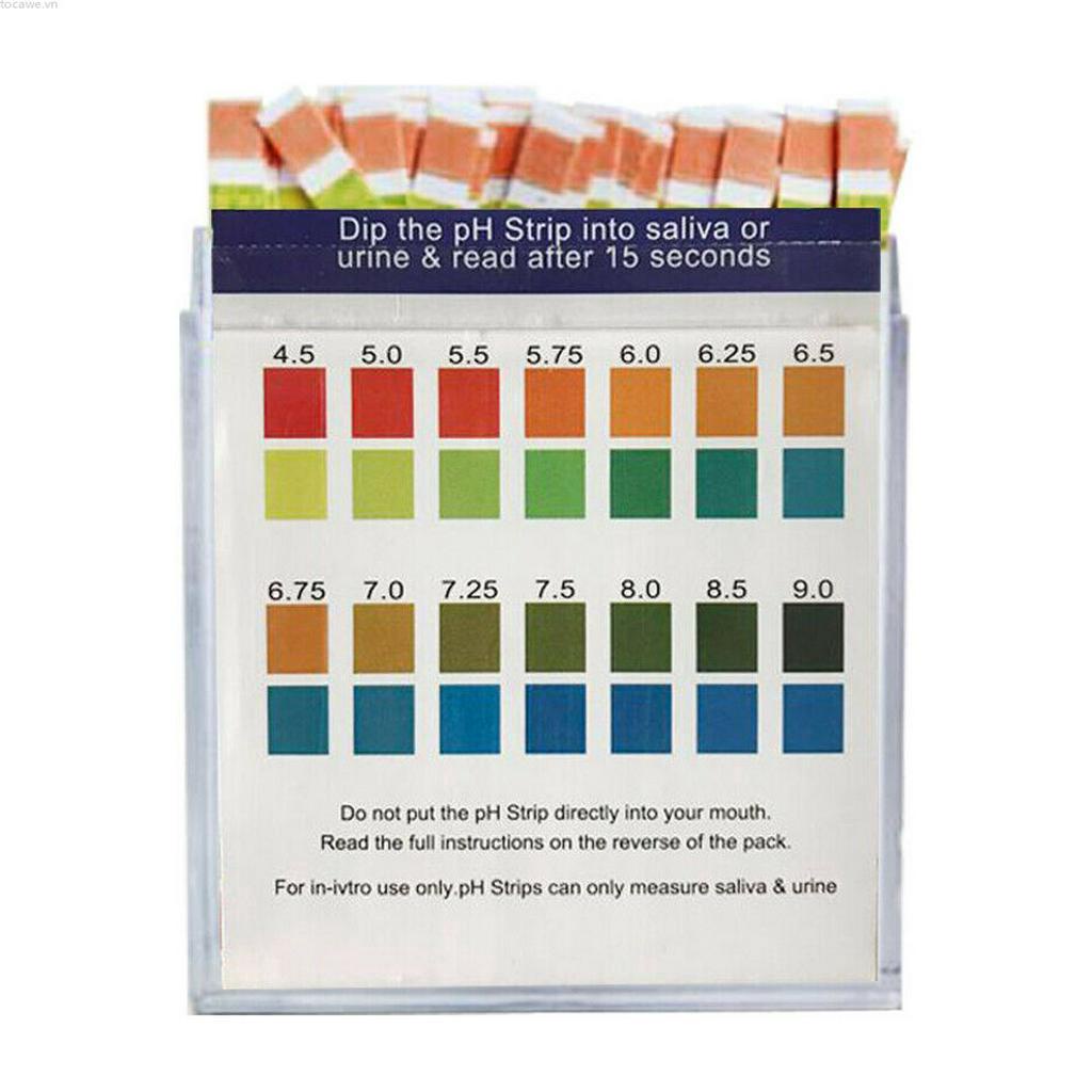 Set 100 Que Thử Độ Ph Và Hướng Dẫn Sử Dụng Tiện Lợi