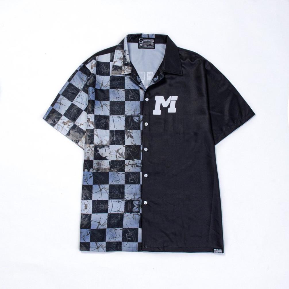 Áo Sơ Mi Nam Nữ Tay Ngắn Form Rộng Kiểu Đẹp Thời Trang Phong Cách Hàn Quốc Local Brand M Midori