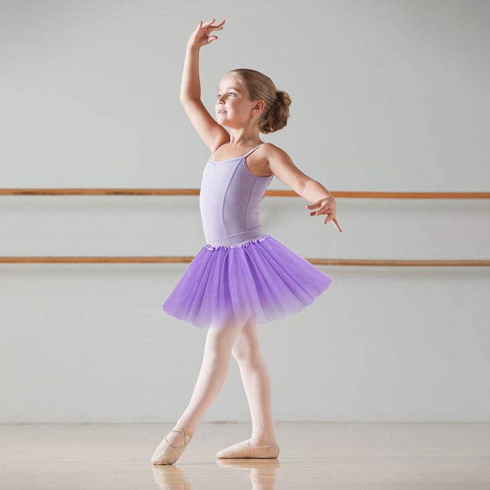 YVE Chân Váy Xòe Tutu 3 Lớp Cho Bé Gái