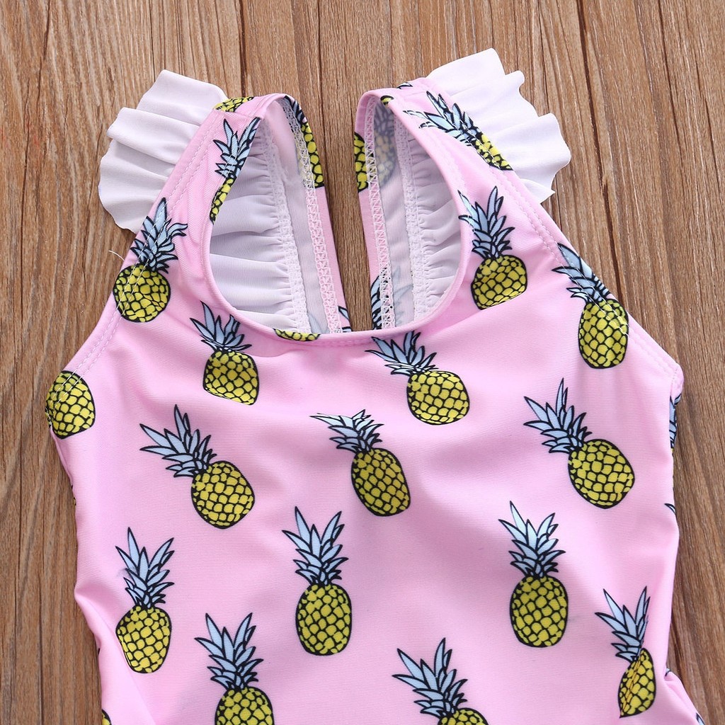 ❤XZQ-Baby Girls Floral Pineapple Bikini Suit Set Swimsuit Swimwear Bathing Swimming