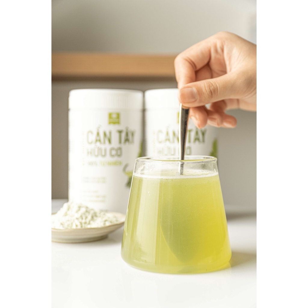Bột nước ép cần tây hữu cơ 250gram Da'Farm
