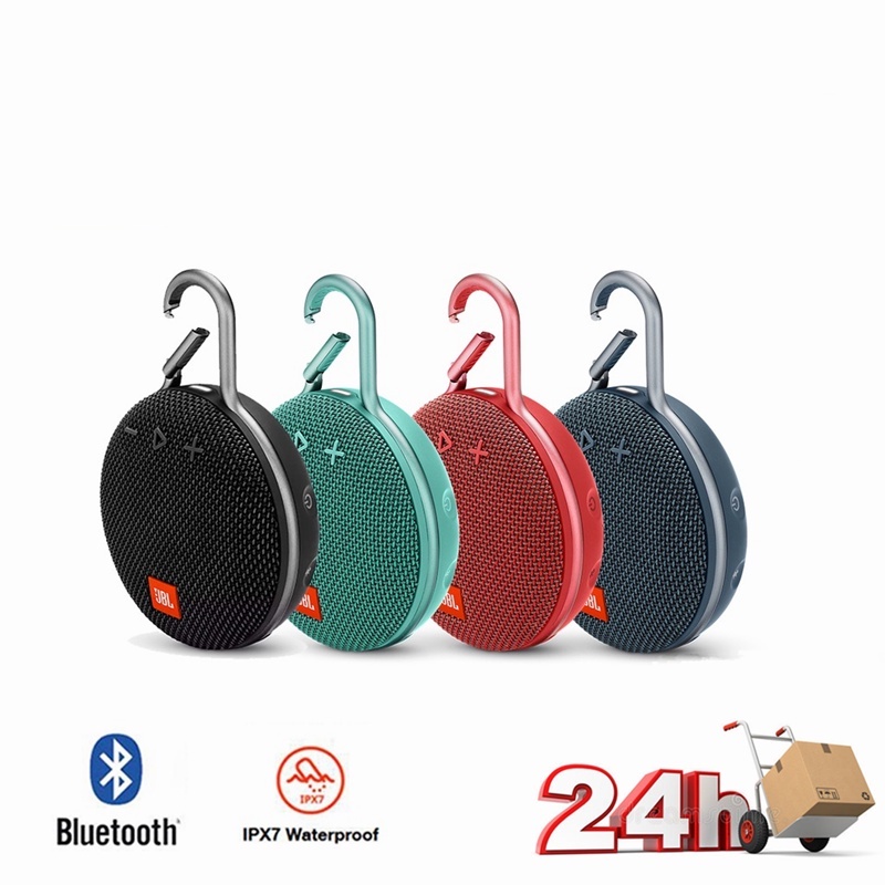 Loa Bluetooth JBL CLIP 3 Không Dây Âm Thanh Stereo Chống Thấm Nước Chất Lượng Cao Kèm Mic