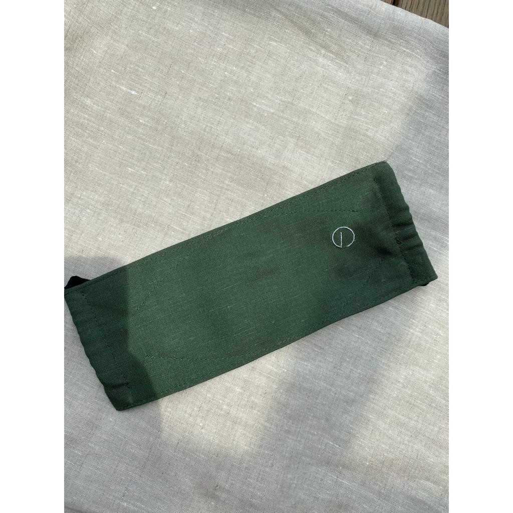 Khẩu trang vải linen hai lớp thiết kế 3D MONO (màu ngẫu nhiên) | BigBuy360 - bigbuy360.vn