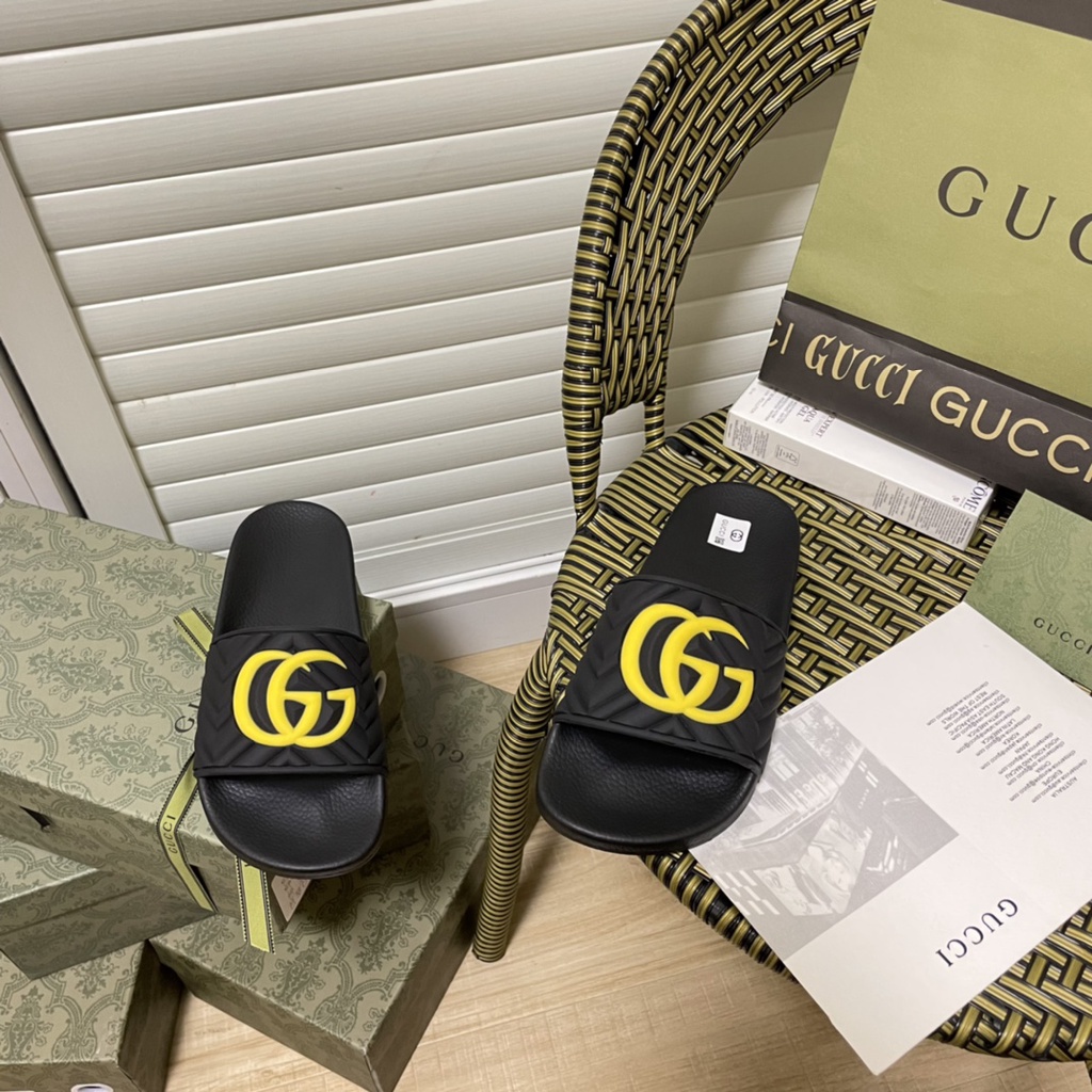 Dép Sandal GUCCI Đế Bằng Siêu Nhẹ Thoáng Khí Thời Trang Mùa Hè 2022 Cho Cặp Đôi