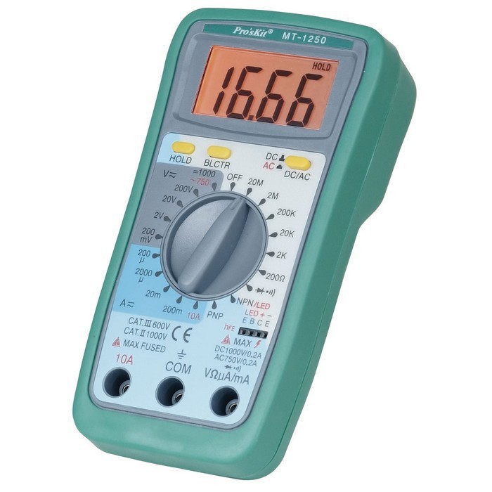 Đồng hồ đo điên tử Proskit MT-1250