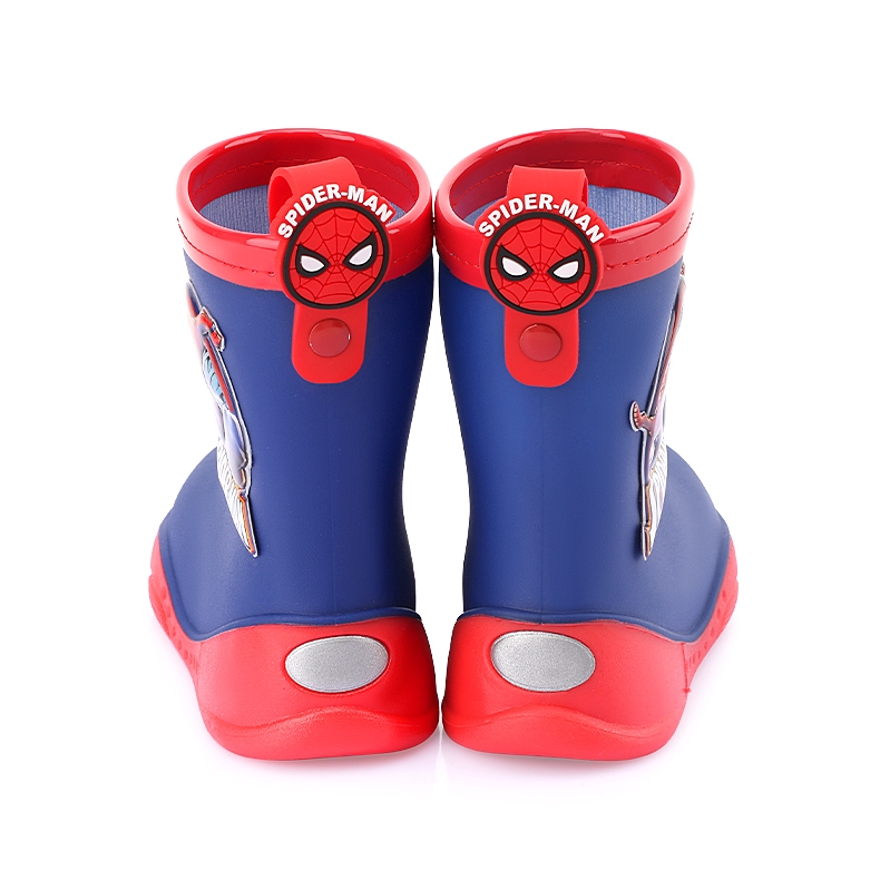 Giày Bốt Đi Mưa Chống Trượt Chống Thấm Nước Họa Tiết Hoạt Hình Disney Marvel Dành Cho Bé Trai