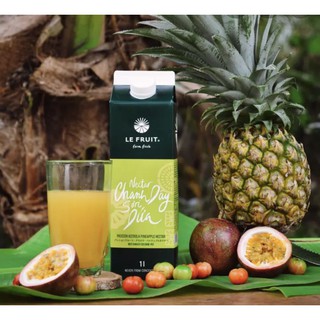Nước ép nectar dứa, sơ ri, chanh dây Le Fruit 1L