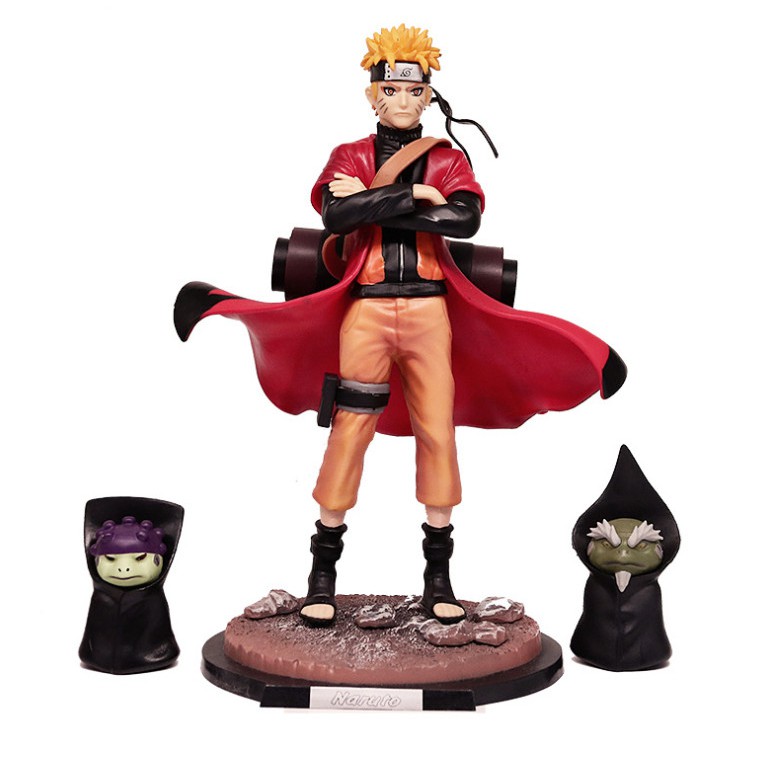 Mô Hình Uzumaki Naruto cao 30cm . Hokage Làng LÁ Jinchuriki Cửu Vĩ Shippuuden - Tượng Figure Naruto