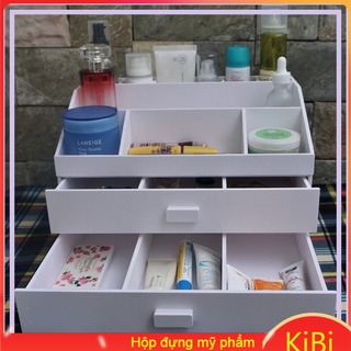 Kệ đựng mỹ phẩm 3 tầng đại, kệ trang điểm, vật dụng chất lượng