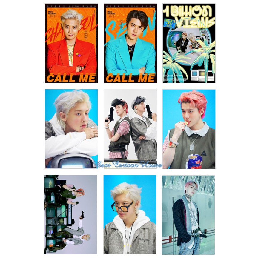 [No box] Set 18 ảnh lomo EXO SC One Billion Views Chanyeol Sehun