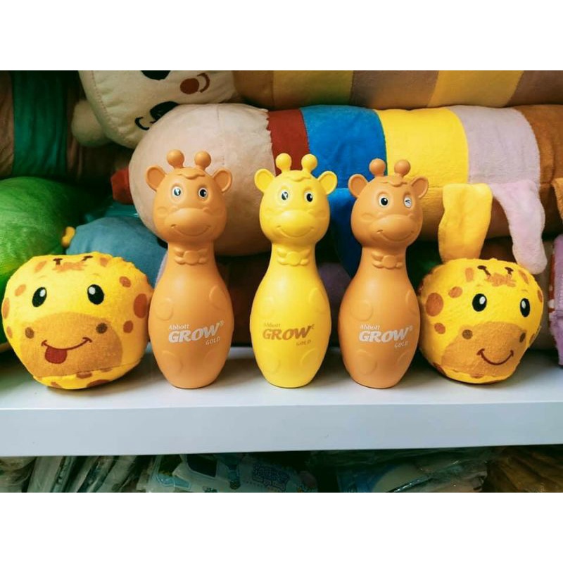 Bộ Boling hươu cao cổ (Quà tặng Grow)