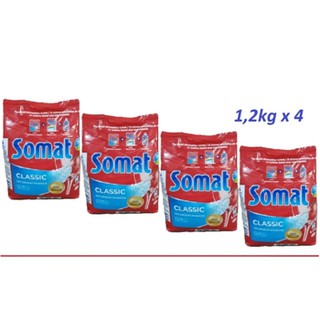 bột rửa chén bát ly somat   dùng cho máy( viên muối bóng nhập khẩu )