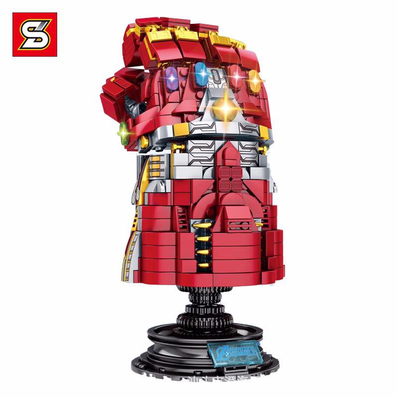 [Mã LIFE0503TOYS1 giảm 10% đơn 150k] (CÓ SẴN) Lắp ráp Marvel Super Heroes găng tay vô cực SY1400