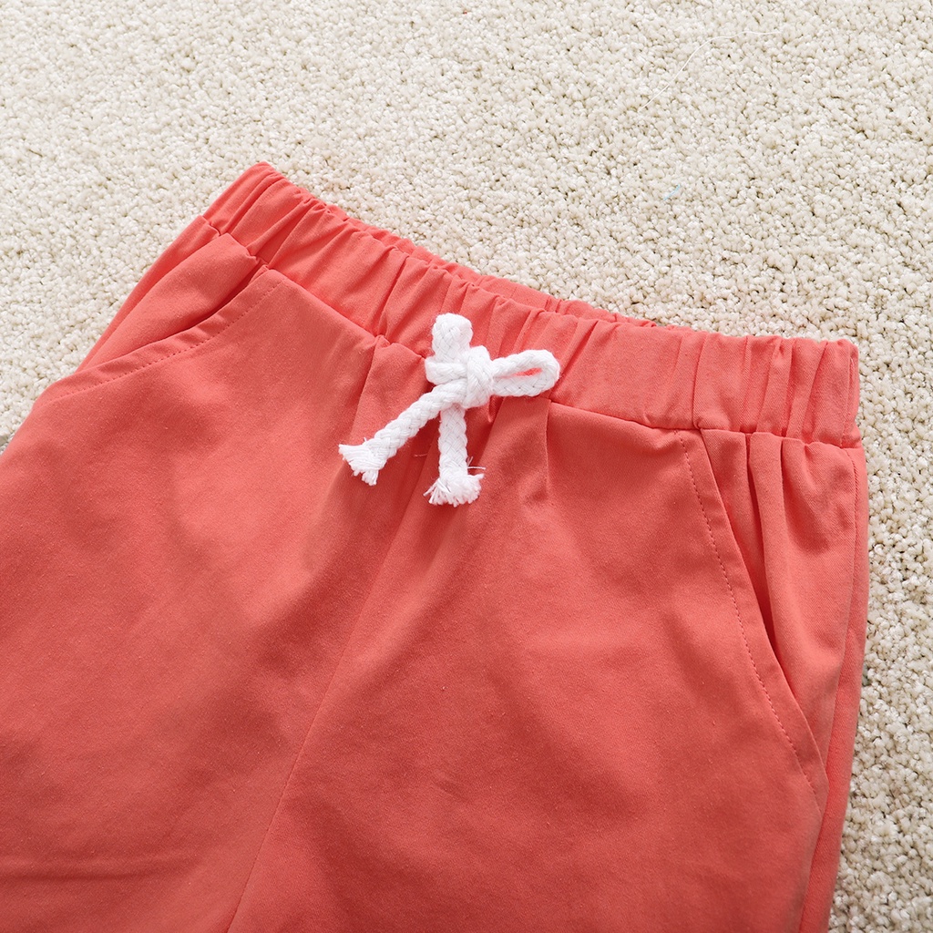 Bộ đồ 2 món Mikrdoo gồm áo sơ mi ngắn tay + quần short thời trang dự tiệc mùa hè cho bé trai