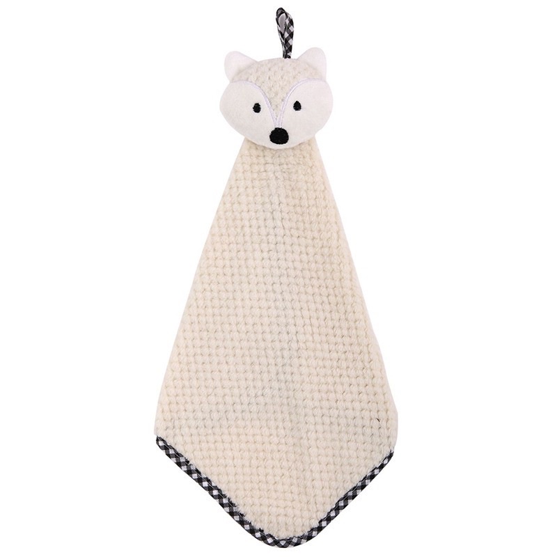 PVN43634 Khăn Lau Tay Hình Sóc Hoạt Hình Siêu Thấm Hút Nhanh Khô Cho Nhà Bếp