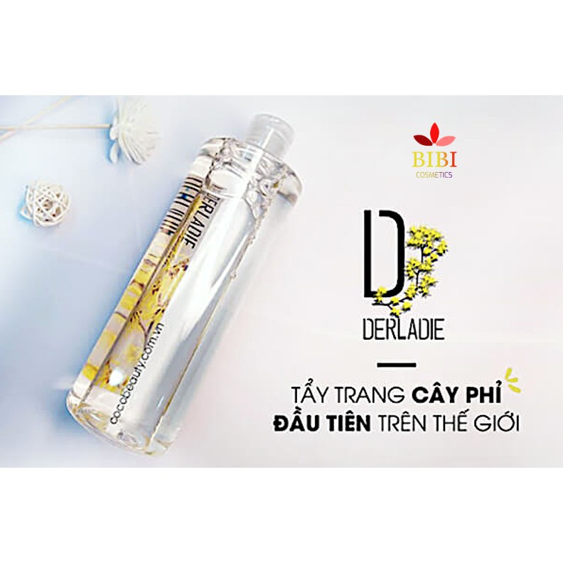 [Chính Hãng + Mẫu Mới 2020] Nước Tẩy Trang Cây Phỉ Derladie Cleansing Water Witch Hazel 500ml