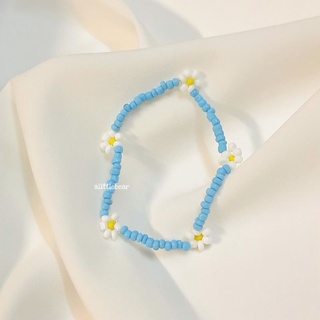 Vòng tay hạt cườm handmade hoa cúc Daisy