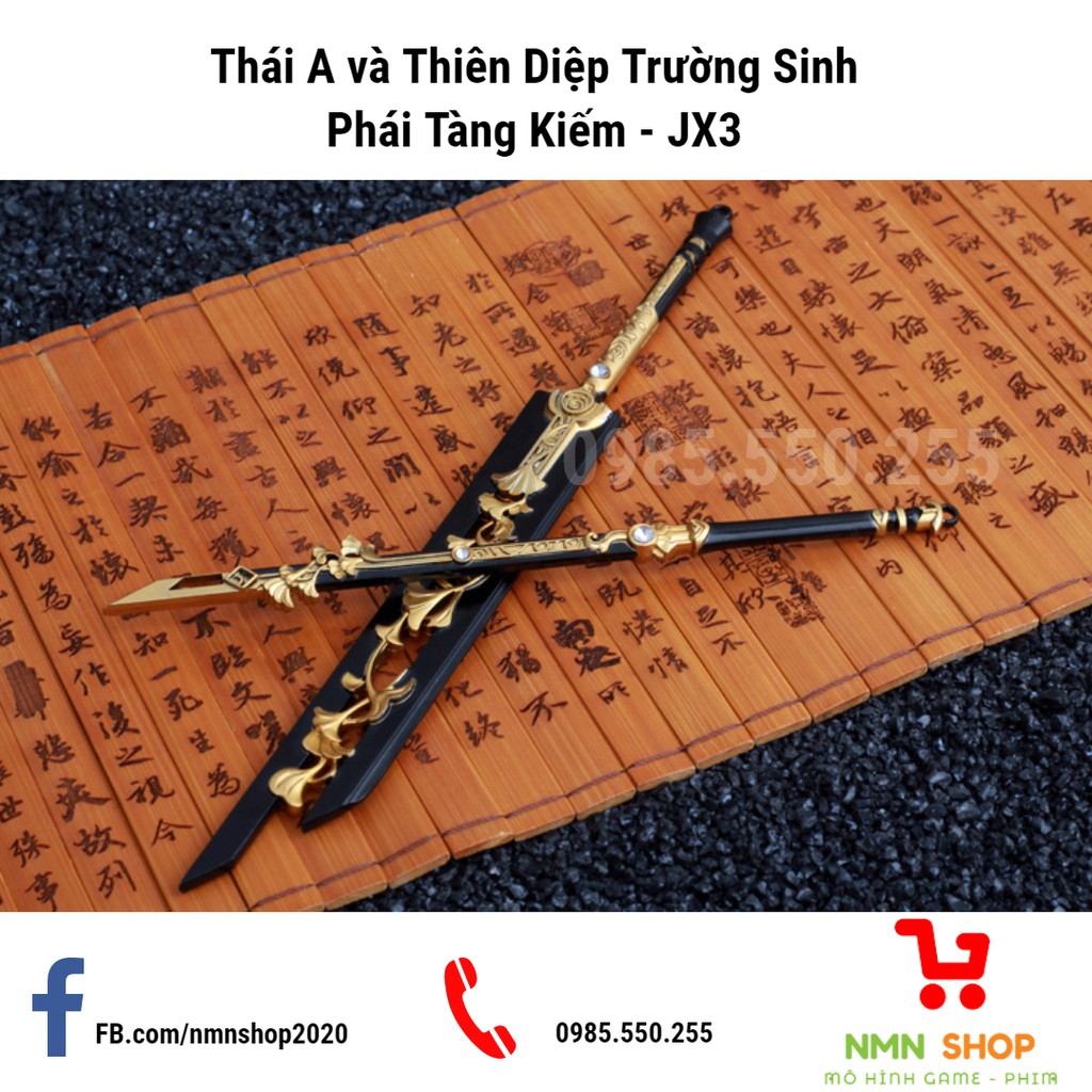 Mô hình Thái A và Thiên Diệp Trường Sinh - phái Tàng Kiếm - JX3