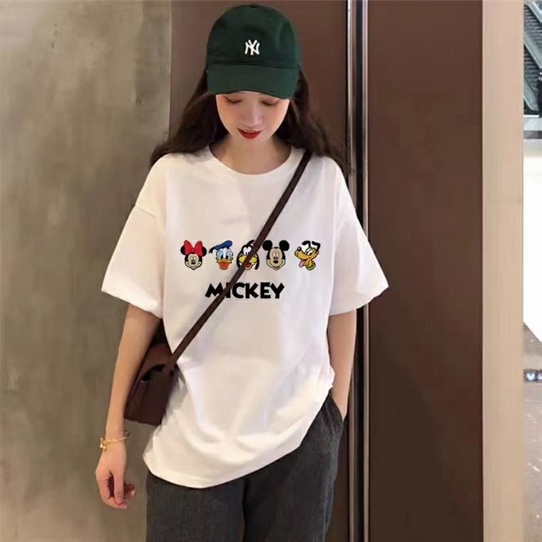 Áo thun unisex Be Yourself size M L XL - MICKEY 5 đầu