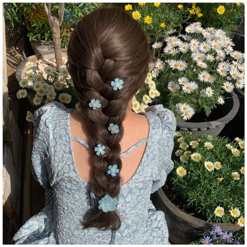 Set 5 Kẹp Tóc Hoa Anh Đào Màu Kẹo Ngọt Thời Trang Cho Nữ