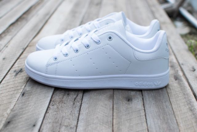 [BOX] GIÀY SNEAKER STAND MITH NAM NỮ FULL TRẮNG