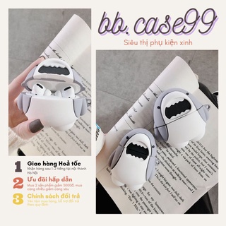 Ốp - Vỏ Đựng Bảo Vệ Hộp Sạc Tai Nghe Bluetooth Không Dây 1/2/3/i12/Pro Cá Con - bb.case99