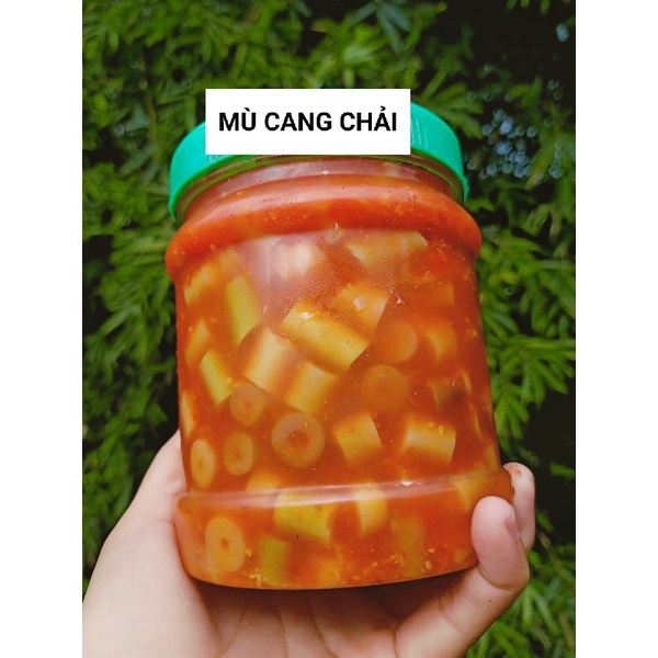 Măng ớt ngâm, măng trúc Tây Bắc ngâm muối ớt hộp 900g