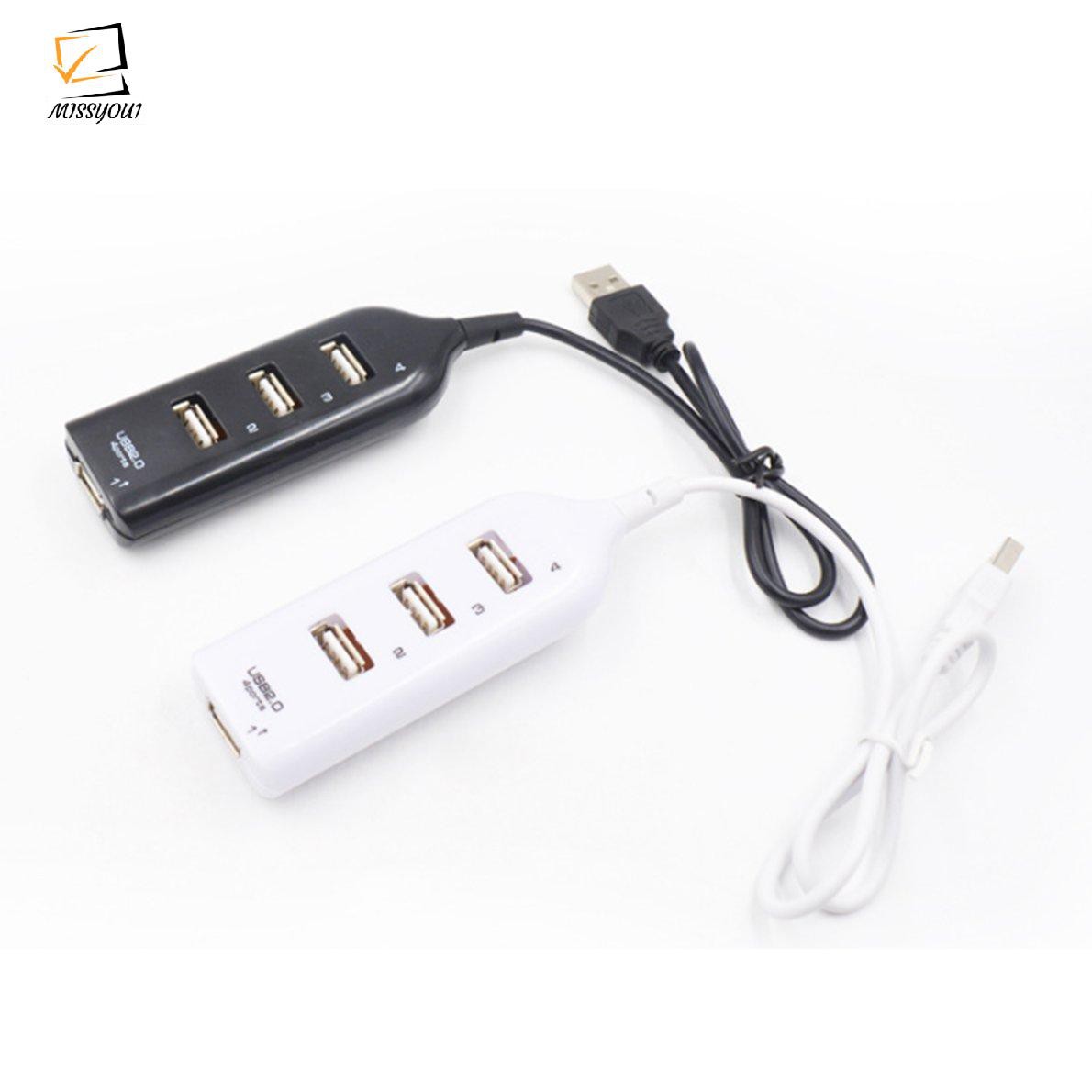 Hub Chia 4 Cổng Usb 2.0 Tốc Độ Cao Cho Pc Laptop Tiện Dụng