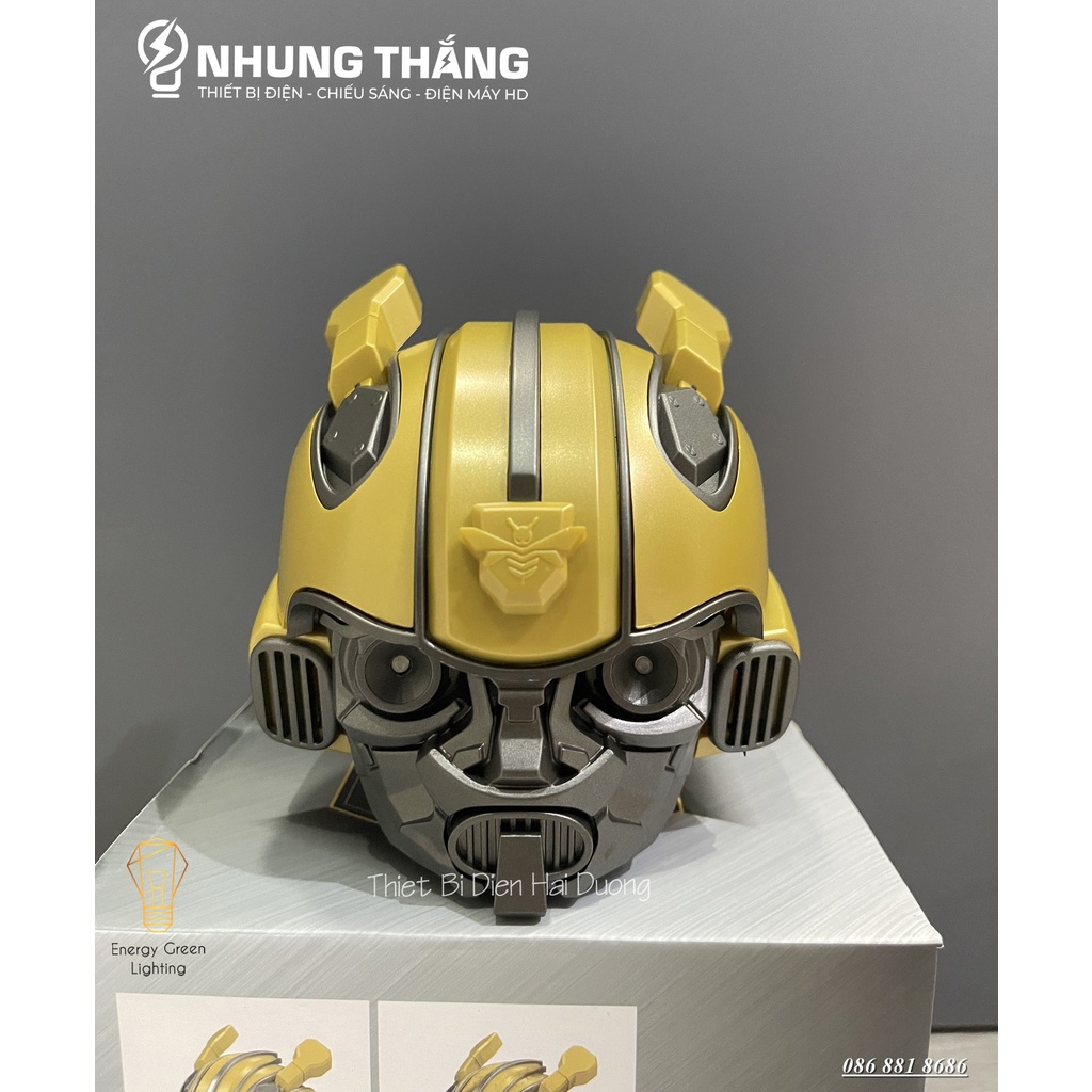 Loa Bluetooth Bumblebee Transformer - Tích Hợp Đèn Led - Kiểu dáng Cool Ngầu - Hỗ Trợ Khe Cắm Thẻ Nhớ - USB