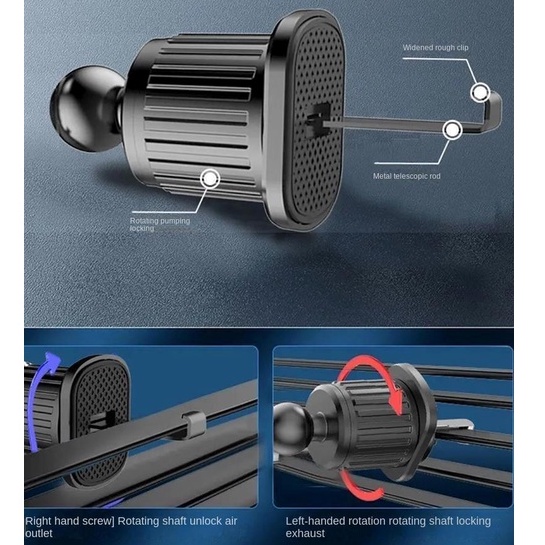 Giá Đỡ Điện Thoại Gắn Lỗ Thông Gió Xe Hơi Mitsubishi