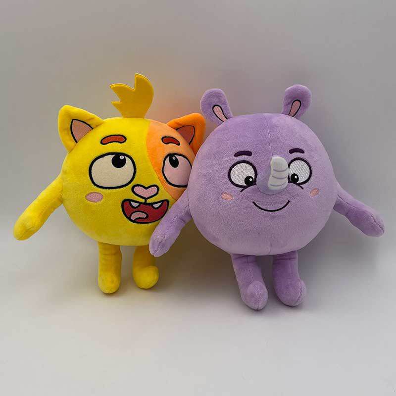 Gối nhồi bông hình nhân vật hoạt hình dễ thương làm quà tặng cho bé trai và bé gái